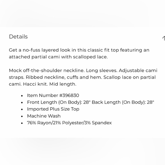 Lane Bryant NEW size 14/16 “layered look” top - Picture 8 of 8